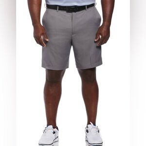 PGA Tour expandable waist band mens UPF50+ grey shorts w/pockets NWT Sz-44. T3